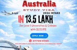 Australia Study Visa Chandigarh: Complete Guide for Indian Students (Subclass 500 – Level 3 India)